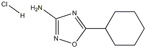 5-Cyclohexyl-[1,2,4]oxadiazol-3-ylaMine hydrochloride 结构式