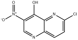 6-CHLORO-3-NITRO-1,5-NAPHTHYRIDIN-4-OL 结构式