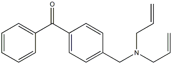 (4-((diallylaMino)Methyl)phenyl)(phenyl)Methanone 结构式