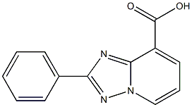 2-phenyl-[1,2,4]triazolo[1,5-a]pyridine-8-carboxylic acid 结构式