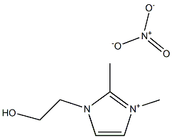 1,2-二甲基-3-羟乙基咪唑硝酸盐 结构式