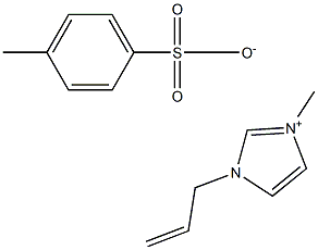 1-烯丙基-3-甲基咪唑对甲苯磺酸盐 结构式