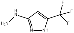 3-肼基-5-三氟甲基吡唑 结构式