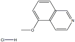 5-甲氧基异喹啉盐酸盐 结构式