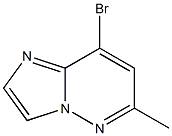 8-溴-6-甲基咪唑并[1,2-B]哒嗪 结构式