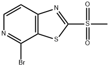 4-broMo-2-(Methylsulfonyl)thiazolo[5,4-c]pyridine 结构式