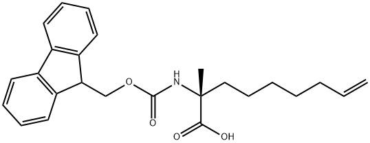 (R)-2-((((9H-Fluoren-9-yl)methoxy)carbonyl)amino)-2-methylnon-8-enoicacid