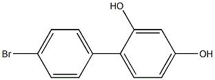4'-溴联苯-2,4-二醇 结构式