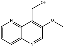 (3-甲氧基-1,5-萘啶-4-基)甲醇 结构式