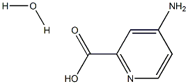 4-氨基吡啶-2-甲酸一水合物 结构式