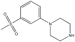 1-(3-(Methylsulfonyl)phenyl)piperazine 结构式