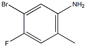 5-溴-4-氟-2-甲基苯胺 结构式