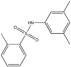N-(3,5-二甲基苯)-2-甲基苯磺酰胺 结构式