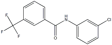 N-(3-氯苯)-3-(三氟甲基)苯甲酰胺,97% 结构式