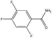 2,4,5-三氟苯甲酰胺 结构式