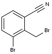 2-氰基-6-溴溴苄 结构式