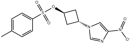 (1r,3r)-3-(4-nitro-1H-iMidazol-1-yl)cyclobutyl 4-Methylbenzenesulfonate 结构式