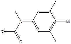 4-BROMO-3 - 5-DIMETHYLPHENYL-N-METHYLCARBAMATE - 1000 PPM 结构式