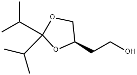 (R)-4-(2-羟乙基)-2,2-二异丙基-1,3-二氧戊环 结构式