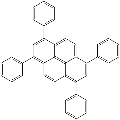 1.3.6.8-Tetraphenylpyrene Solution 结构式