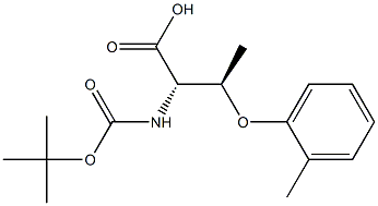 L-THREONINE-N-T-BOC, O-BENZYL ETHER 结构式