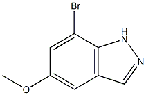 7-broMo-5-Methoxy-1H-indazole 结构式