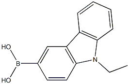 N-乙基咔唑-3-硼酸 结构式