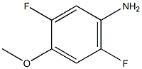 4-氨基-2,5-二氟苯甲醚 结构式