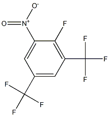 2-氟-3,5-二三氟甲基硝基苯 结构式