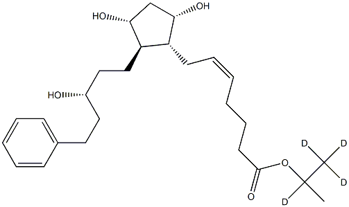 Latanoprost-d4 结构式