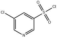 5-氯吡啶- 3 -磺酰氯 结构式