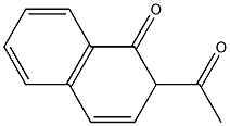 2-acetyl-1,2-dihydronaphthalen-1-one 结构式