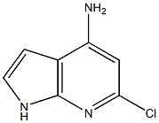 4-AMino-6-chloro-7-aza-1H-indole 结构式