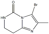 3-broMo-2-Methyl-7,8-dihydroiMidazo[1,2-c]pyriMidin-5(6H)-one 结构式