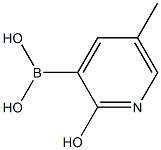 2-hydroxy-5-Methylpyridin-3-ylboronic acid 结构式