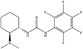 1-[(1S,2S)-2-(二甲基氨基)环己基]-3-(五氟苯基)硫脲 结构式