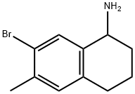 7-BroMo-6-Methyl-1,2,3,4-tetrahydronaphthylaMine 结构式