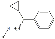 (R)-苯基环丙基甲胺盐酸盐 结构式