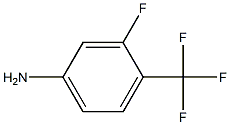 3-Fluoro-4-trifluoroMethyl-phenylaMine 结构式