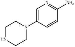 5-(哌嗪-1-基)吡啶-2-胺 结构式