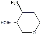 cis-4-AMinotetrahydropyran-3-ol 结构式