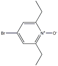 4-broMo-2,6-diethylpyridine 1-oxide 结构式