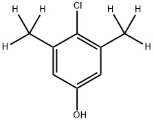 4-氯-3,5-二甲基苯酚-D6 结构式