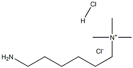 6-AMino-N,N,N-triMethyl-1-hexanaMiniuM Chloride Hydrochloride 结构式