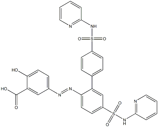 柳氮磺胺吡啶杂质G 结构式