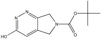Tert-butyl 3-hydroxy-5H-pyrrolo[3,4-c]pyridazine-6(7H)-carboxylate 结构式