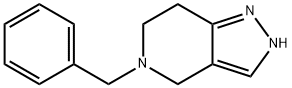 5-Benzyl-4,5,6,7-tetrahydro-2H-pyrazolo[4,3-c]pyridine 结构式