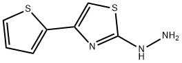 2-肼基-4-(2-噻吩基)噻唑 结构式