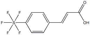 4-(五氟硫代)肉桂酸,97% 结构式