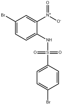 4-BroMo-N-(4-broMo-2-nitrophenyl)benzenesulfonaMide, 97% 结构式